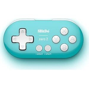8BitDo Zero 2 Wireless Controller – Turquoise Edition – Nintendo Switch