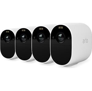 Arlo Essential Outdoor Security Camera – 4 ks, biela