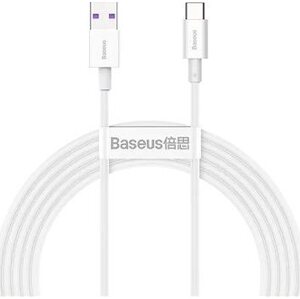 Baseus Superior Series rýchlonabíjací kábel USB/Type-C 66 W 2 m biely