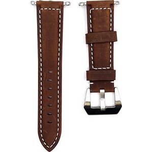 BStrap Leather Lux na Apple Watch 38 mm/40 mm/41 mm, coffee