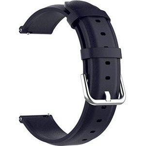 BStrap Leather Lux Universal Quick Release 20 mm, navy blue