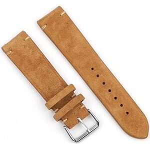 BStrap Suede Leather Universal Quick Release 18 mm, brown