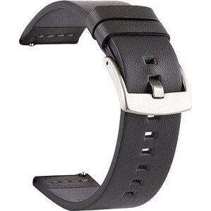 BStrap Fine Leather Universal Quick Release 22 mm, black