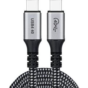 ChoeTech USB-C PD 240W 8K@60Hz Nylon Cable, 1,2 m