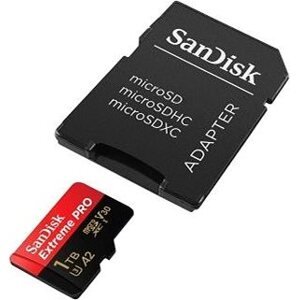 SanDisk MicroSDXC 1TB Extreme Pro A2 UHS-I (V30) U3 + SD adaptér