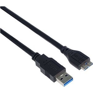 PremiumCord USB 3.0 prepojovací 1m A-Microbe čierny
