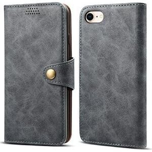 Lenuo Leather na iPhone SE 2020/8/7, sivé