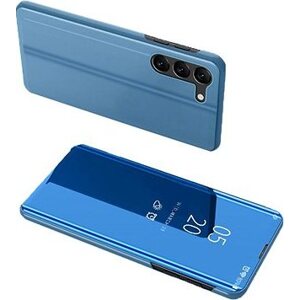 MG Clear View knižkové puzdro na Samsung Galaxy S23, modré