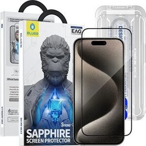 Blueo Sapphire Screen Protector With Applicator iPhone 15 Pro