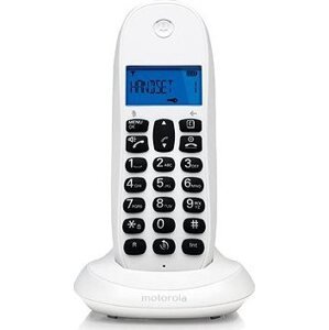 Motorola C1001CB+ White -Call blocking - Hands Free -Backlight Screen