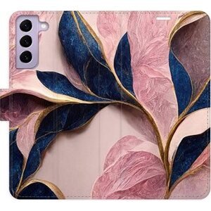 iSaprio Pink Leaves pro pro Samsung Galaxy S22 5G