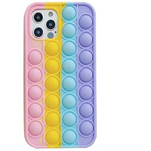 Pop It silikonový kryt na iPhone 12 Pro Max, multicolor, 05978