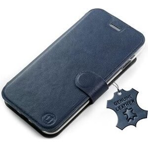 Mobiwear Kožené flip puzdro na Samsung Galaxy S22 – Modré – L_NBS