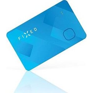 FIXED Tag Card s podporou Find My bezdrôtové nabíjanie modrý