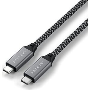 Satechi USB4 C-To-C Braided Cable 40 Gbps 80 cm – Grey