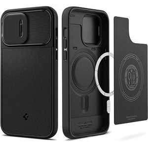 Spigen Optik Armor MagSafe Black iPhone 14 Pro