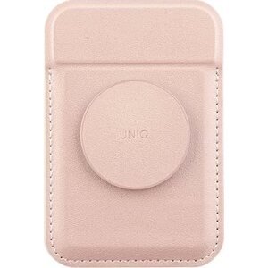 UNIQ Flixa magnetická peňaženka a stojanček s úchytom, Blush pink