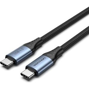 Vention Cotton Braided USB-C 4.0 5A Cable 1 m Gray Aluminum Alloy Type