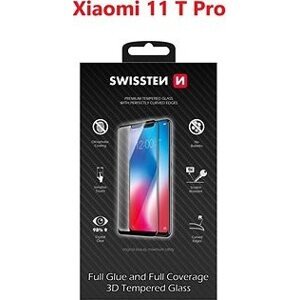 Swissten 3D Full Glue pro Xiaomi 11 T Pro černé