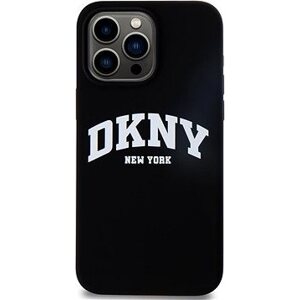 DKNY Liquid Silicone Arch Logo MagSafe Zadný Kryt na iPhone 12/12 Pro Black