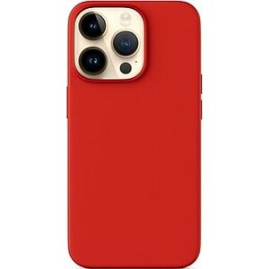 Epico silikónový kryt na iPhone 14 Pro Max s podporou uchytenia MagSafe – červený