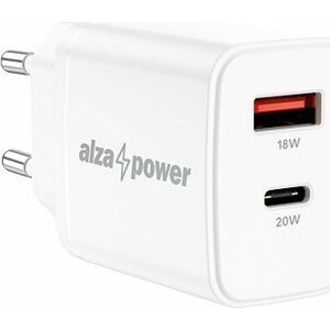 AlzaPower A101 Fast Charge 20 W biela