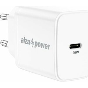 AlzaPower A110 Fast Charge 20 W biela