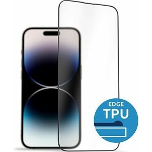 AlzaGuard 2.5D Glass with TPU Frame na iPhone 14 Pro čierne
