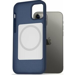 AlzaGuard Magsafe Silicone Case na iPhone 12/ 12 Pro modré