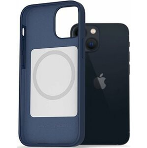 AlzaGuard Magsafe Silicone Case na iPhone 13 Mini modrý