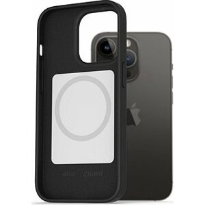 AlzaGuard Magsafe Silicone Case na iPhone 14 Pro čierny
