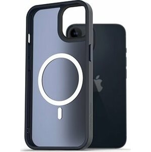 AlzaGuard Matte Case Compatible with MagSafe pre iPhone 14 tmavomodrý