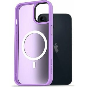 AlzaGuard Matte Case Compatible with MagSafe pre iPhone 14 svetlofialový