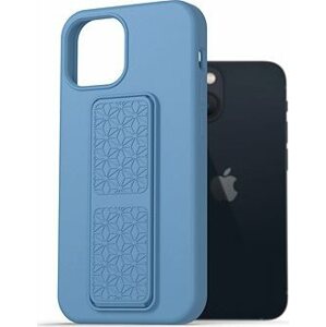 AlzaGuard Liquid Silicone Case with Stand pre iPhone 13 Mini modrý