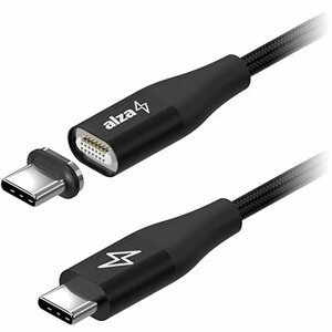 AlzaPower MagCore USB-C to USB-C 100W 2m čierny
