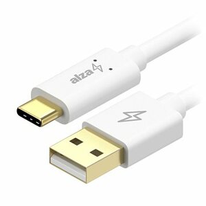 AlzaPower Core Charge 2.0 USB-C 0,1 m biely