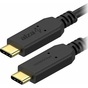 AlzaPower Core USB-C to USB-C 3.2 Gen 1 100W 0.15m čierny