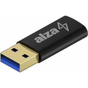 AlzaPower USB-A (M) to USB-C (F) 3.2 15W 5Gbps čierny