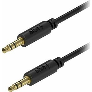 AlzaPower Core Audio 3,5 mm Jack (M) to 3,5 mm Jack (M) 2 m čierny