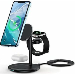 ChoeTech 3 in 1 Holder Magnetic Wireless Charger for Iphone 12/13 series (include Apple watch charge