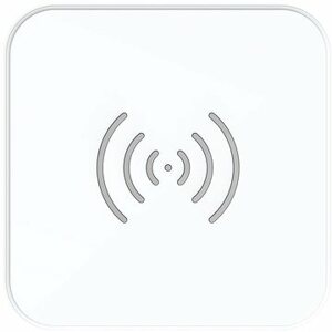 Choetech 10 W single coil wireless charger pad-white
