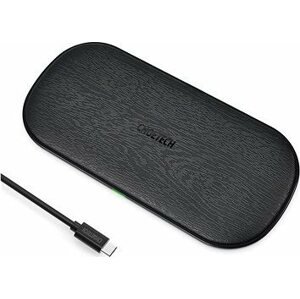 ChoeTech 5-Coils Dual Wireless Fast Charger Pad 10 W Black