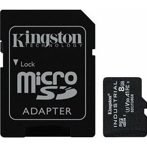 Kingston MicroSDHC 8 GB Industrial + SD adaptér