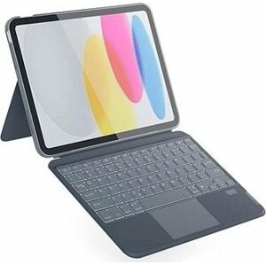Epico klávesnica s puzdrom pre iPad Pro 11" (2018/2020 – 2022)/iPad AIR 10,9"/10,9" M1 qwerty/sivá