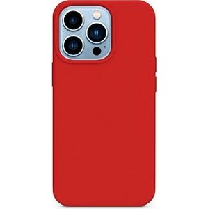 Epico Silikónový kryt na iPhone 13 Pro s podporou uchytenia MagSafe - červený