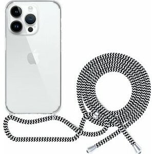 Epico kryt so šnúrkou pre iPhone 14 Pro Max – čierno-biely