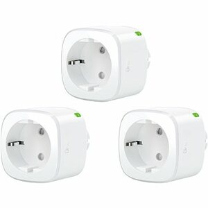 Eve Energy Smart Plug (Matter – compatible w Apple, Google & SmartThings) (3-pack)