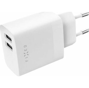FIXED Smart Rapid Charge s 2× USB výstupom 17W biely