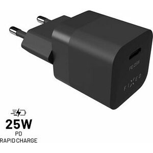 FIXED PD Rapid Charge Mini s USB-C výstupom a podporou PD 25 W čierna