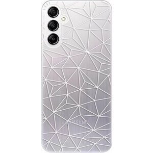 iSaprio Abstract Triangles 03 pro white na Samsung Galaxy A14/A14 5G